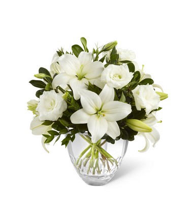 The FTD White Elegance™ Bouquet by Vera Wang